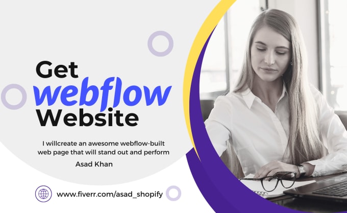 Gig Preview - Design or redesign your webflow website