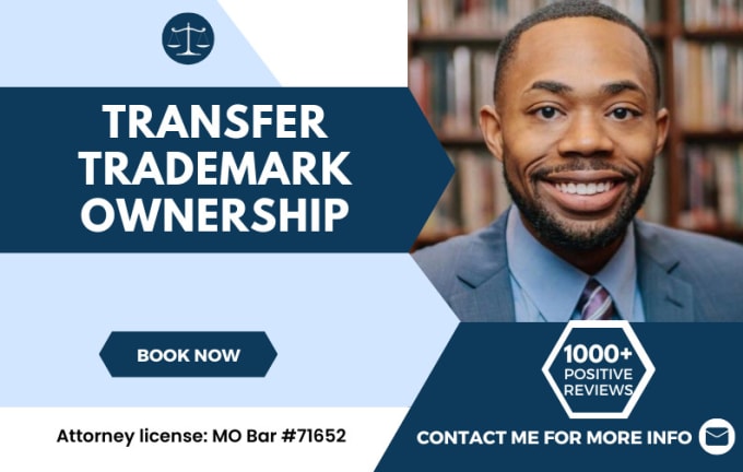 Gig Preview - Transfer and assign your trademark to the new owner