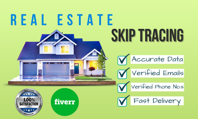 Gig Preview - Do real estate skip tracing services and lead generation for real estate agents