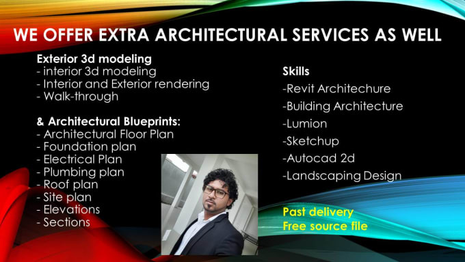 Gig Preview - Do architectural design services