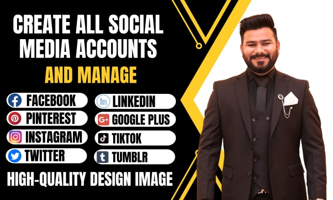 Gig Preview - Be handling professional social media manager, monthly management