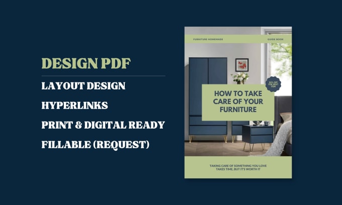 Gig Preview - Design PDF form, ebook, etc with your branding in canva or adobe indesign