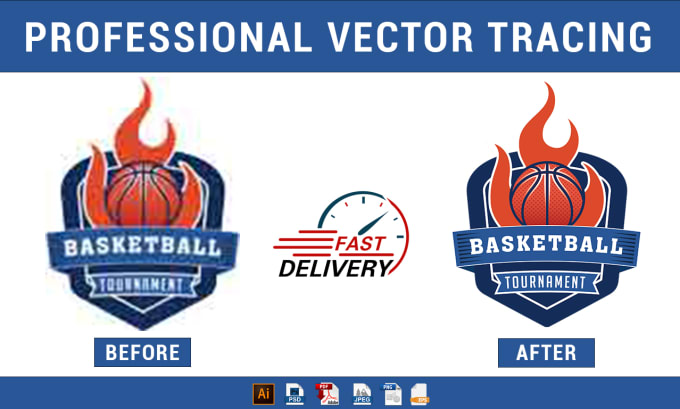 Gig Preview - Do vector tracing, recreate, resize, redo logo or image in adobe illustrator