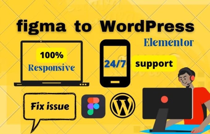 Gig Preview - Convert figma to wordpress or PSD to wordpress website