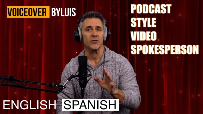 Gig Preview - Be your podcast video spokesperson