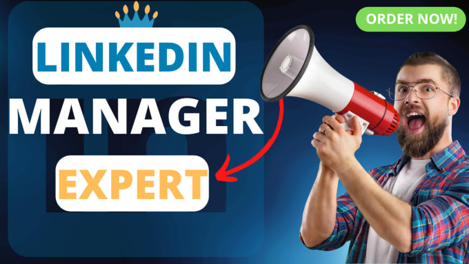 Gig Preview - Be your linkedin manager and content creator