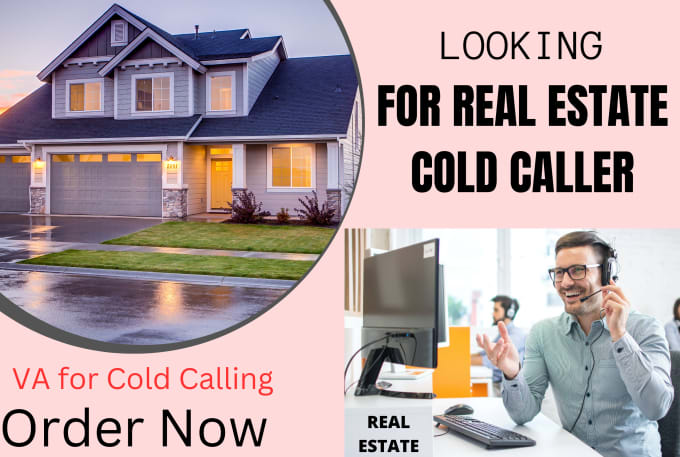 Gig Preview - Do USA real estate cold calling, investors or realtors only