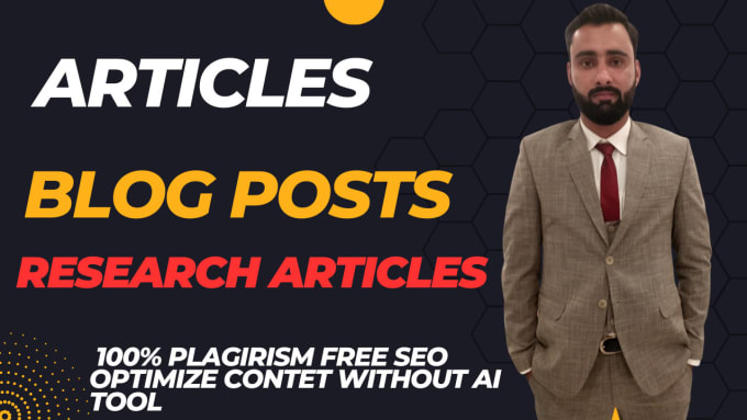 Gig Preview - Write 1500 words engaging SEO articles and blog posts