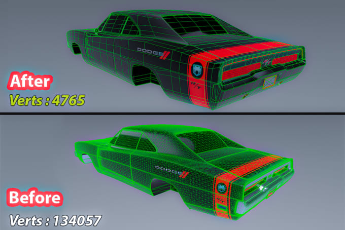 Gig Preview - Do professional 3d model optimization for games