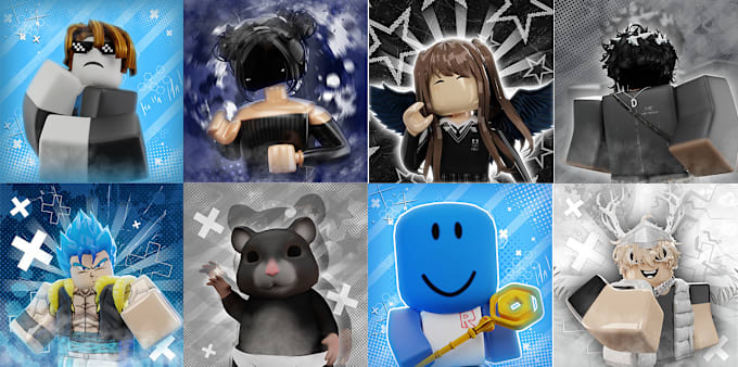 Gig Preview - Make you a high quality roblox gfx profile picture, pfp