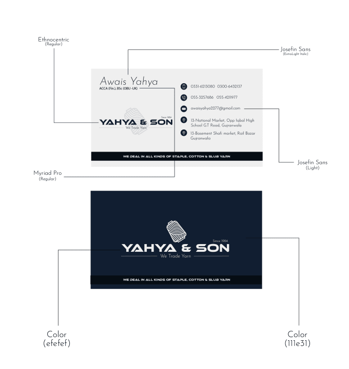 Gig Preview - Provide professional business card design services