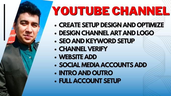 Bestseller - create, set up, and design youtube channel