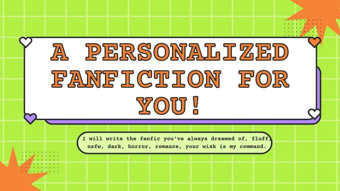 Bestseller - craft a personalized fanfiction for you