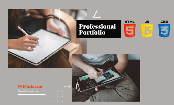 Gig Preview - Professional portfolio website design and development