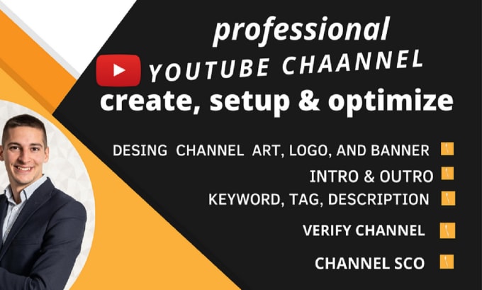 Bestseller - create, setup, seo professional youtube channel