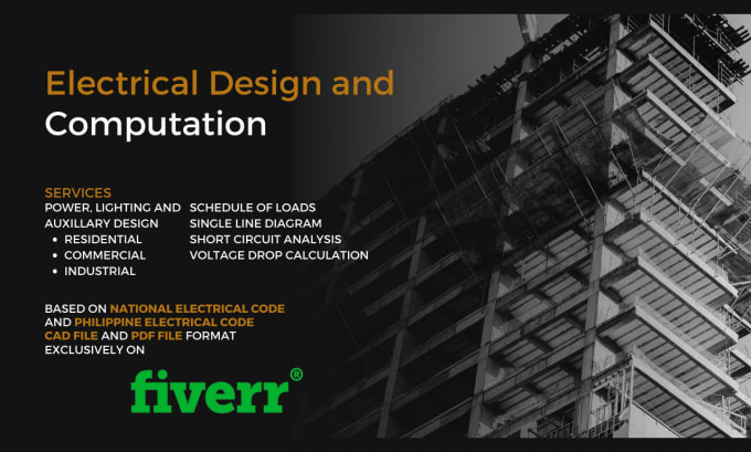 Gig Preview - Do electrical design and calculation