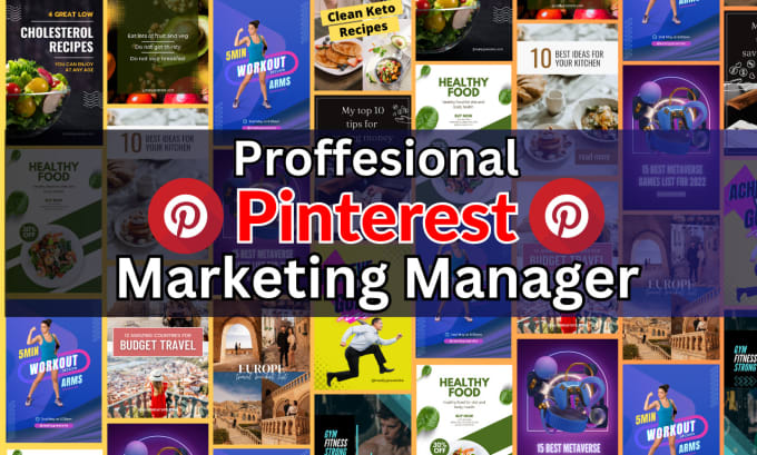 Gig Preview - Create SEO pins and boards as a pinterest marketing manager