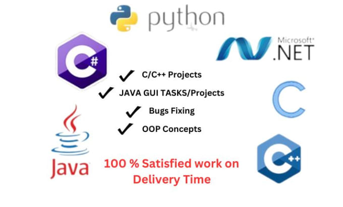 Gig Preview - Develop data structures and oop projects in java, cpp , c sharp , python