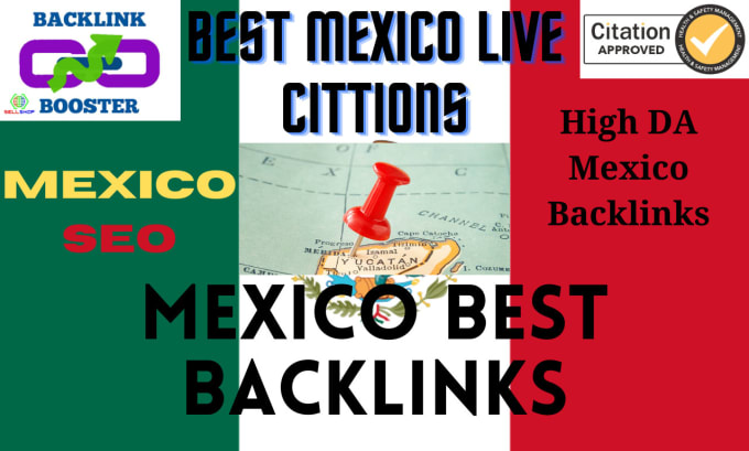 Gig Preview - Do best live mexico local citation backlinks