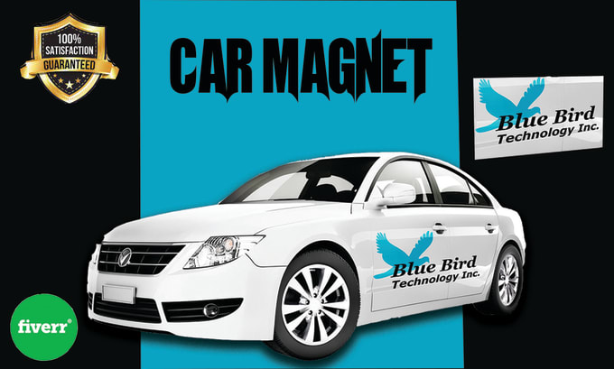 Gig Preview - Design creative car, van, and truck magnet sign within 24 hours