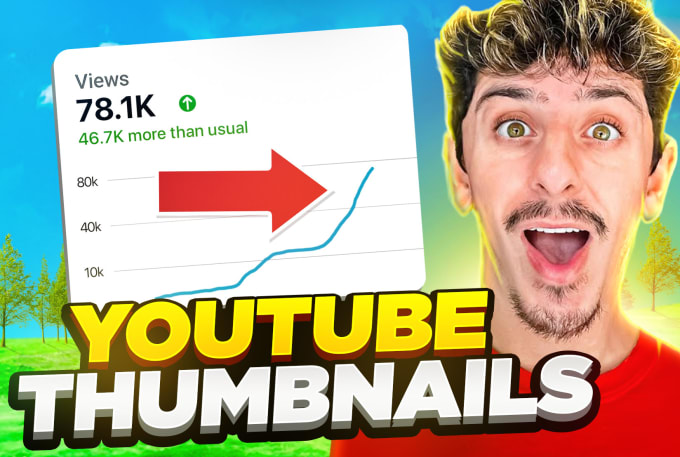 Gig Preview - Make viral youtube thumbnails, boost your views