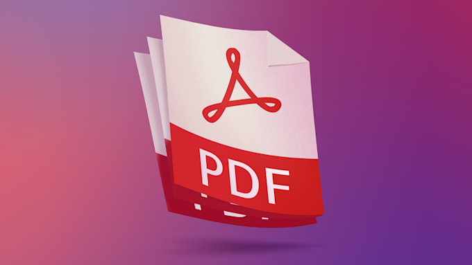 Gig Preview - Create and design your word document file into PDF forms