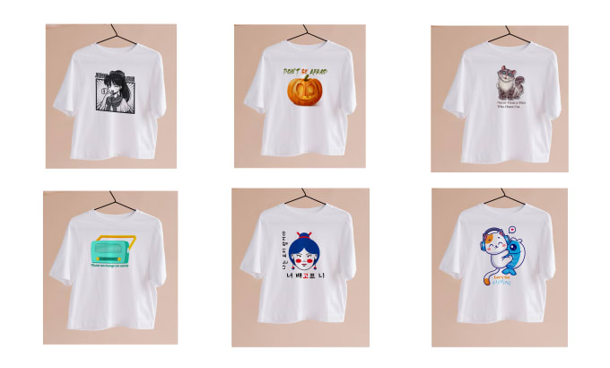 Gig Preview - Create stylish anime tshirts and custom typography