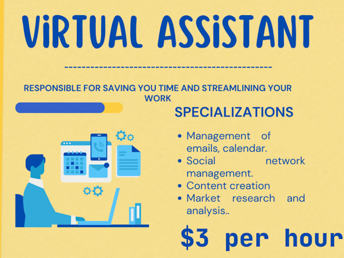 Gig Preview - Be your virtual assistant for administrative, data entry, chatgpt, wordpress