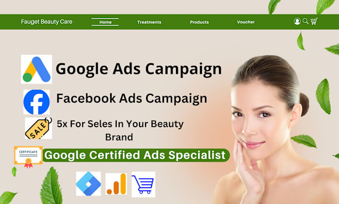 Gig Preview - Run fb and google ads campaign for beauty product