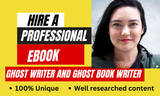 Gig Preview - 30k word ebook writer, self help book writer, ghost book writer