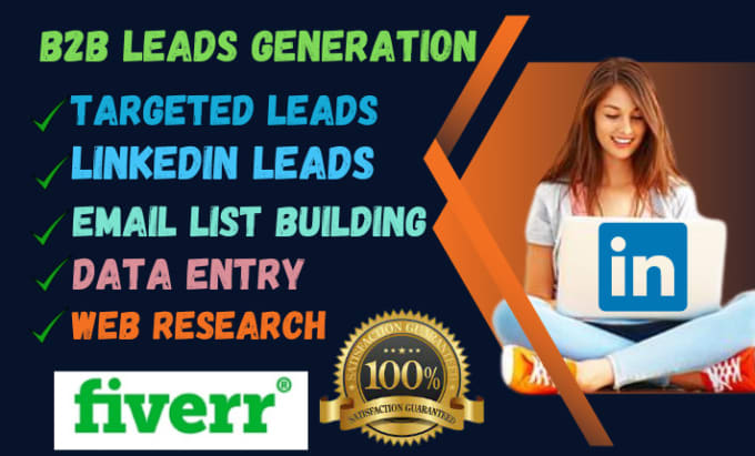 Gig Preview - Do highly targeted b2b linkedin lead generation and email list building