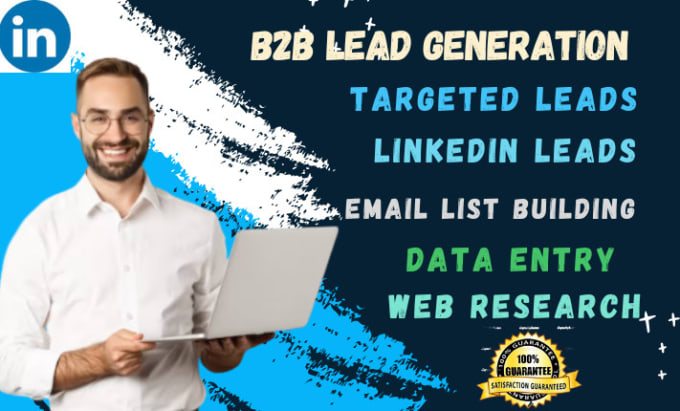 Gig Preview - Do perfect b2b lead generation active email list data scraping, b2b sales leads