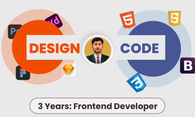 Gig Preview - Be your web frontend developer and designer