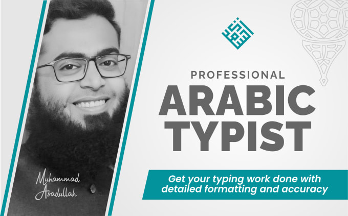 Gig Preview - Do arabic typing work professionally