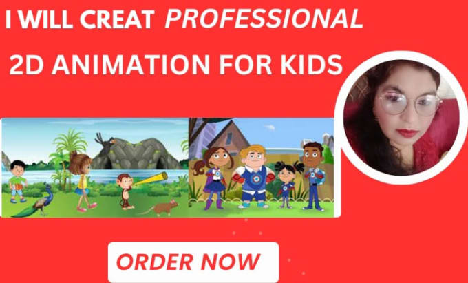 Bestseller - create professional 2d animation for kids