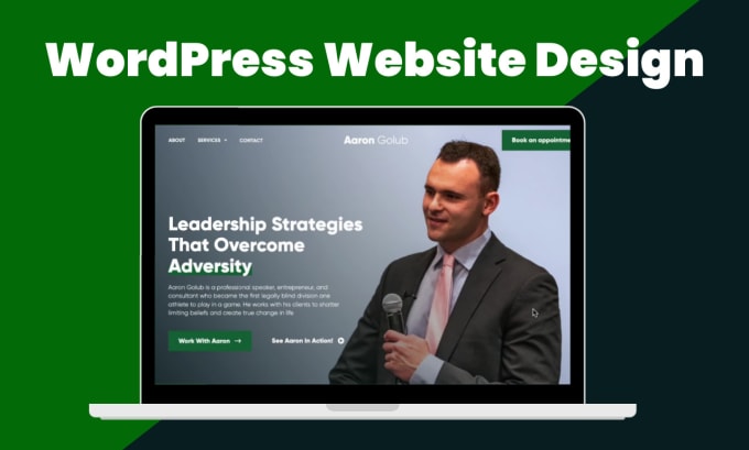 Gig Preview - Our agency will create mobile responsive wordpress website design