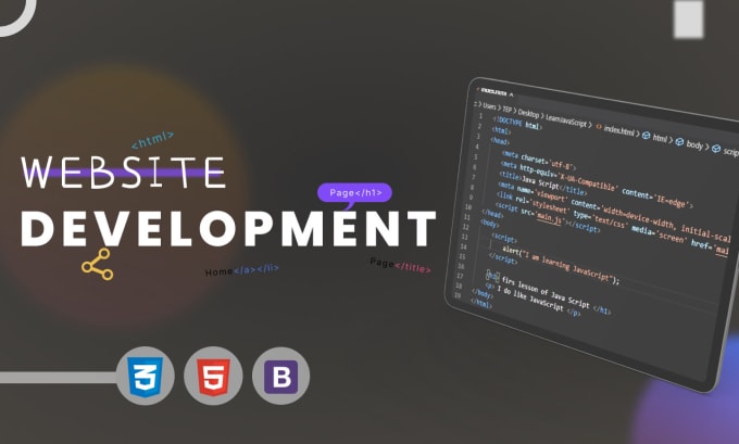 Gig Preview - Develop and design modern website in bootstrap