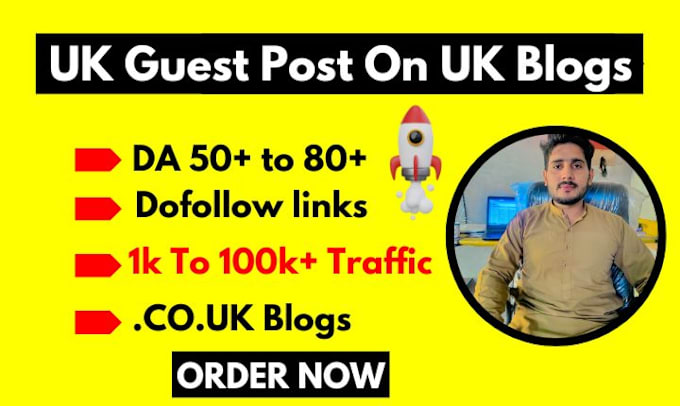 Bestseller - uk guest posting service on high da uk blogs with uk backlinks