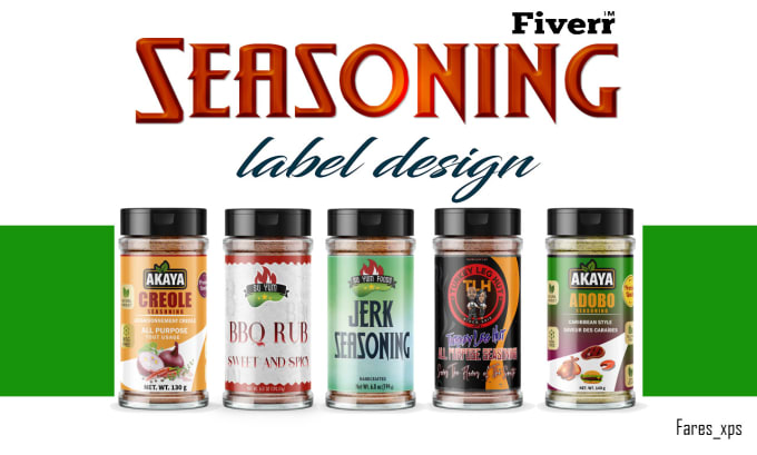 Gig Preview - Design all kinds of seasoning labels