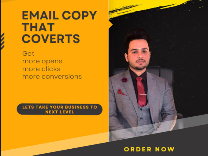 Gig Preview - Write persuasive sales email copy with high conversion rate