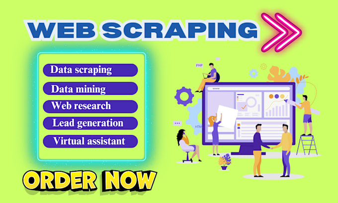 Gig Preview - Do web scraping, data scraping, data mining, email extractor, data extraction