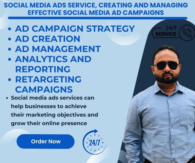 Gig Preview - Creating and managing effective social media ad campaigns