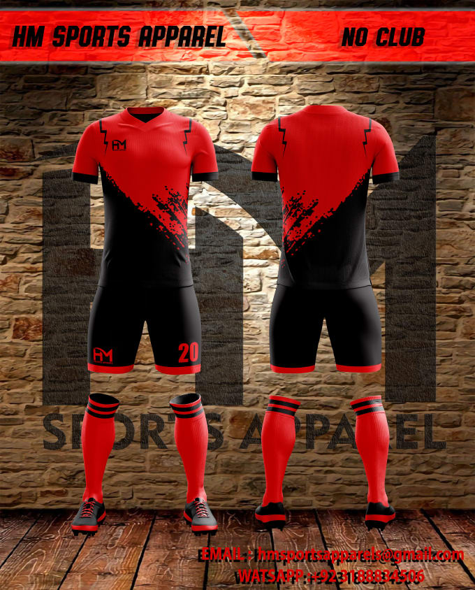 Gig Preview - Design custom soccer uniform 3d jerseys, hoodie,