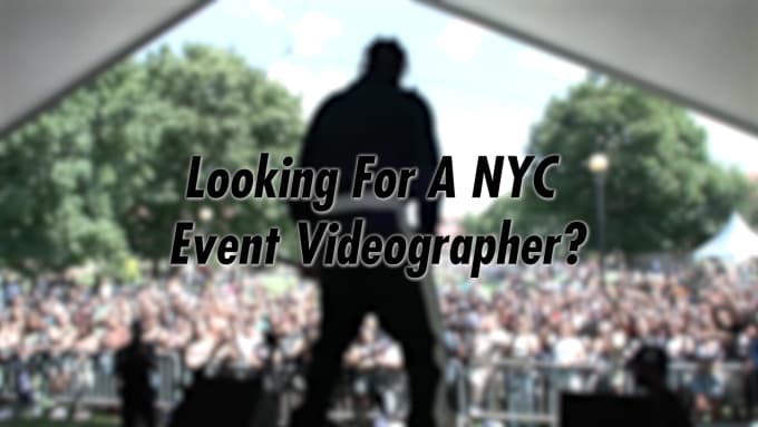 Gig Preview - Be your event videographer and livestream professional