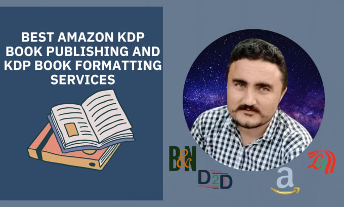 Gig Preview - Do amazon kdp book publishing and kdp book formatting