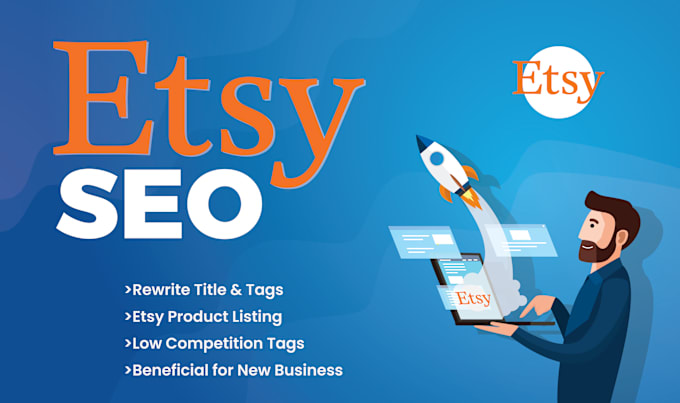 Gig Preview - Do etsy SEO, rewrite titles and tags etsy product listing etsy shop optimization