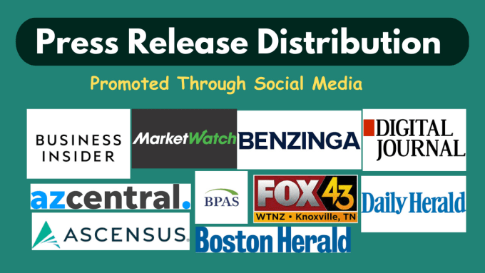 Gig Preview - Distribute your press release to top media outlets