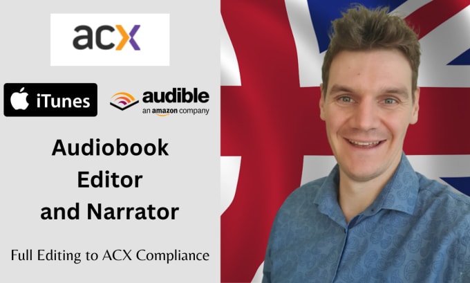 Gig Preview - Edit, mix and master your audiobook to acx approved