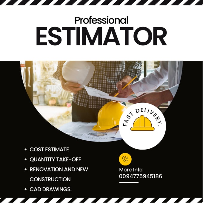 Bestseller - do quantity take off ,cost estimate,preparing construction boq