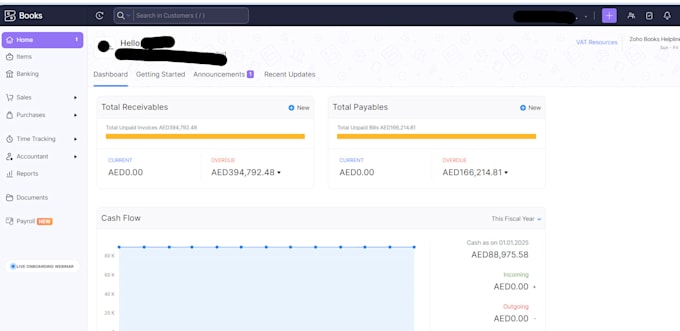 Gig Preview - Set up zoho, bookkeeping in zoho books and prepare financial statements